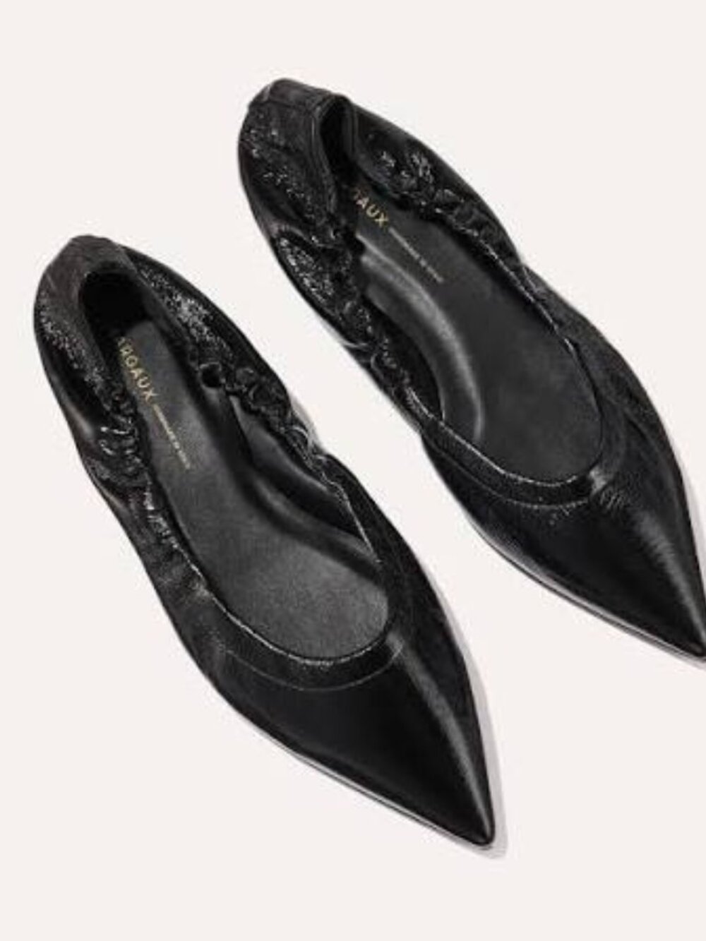 Margaux The Roma 40 in Black Crinkle Patent Size 9.5 / 40 BRAND NEW IN BOX
